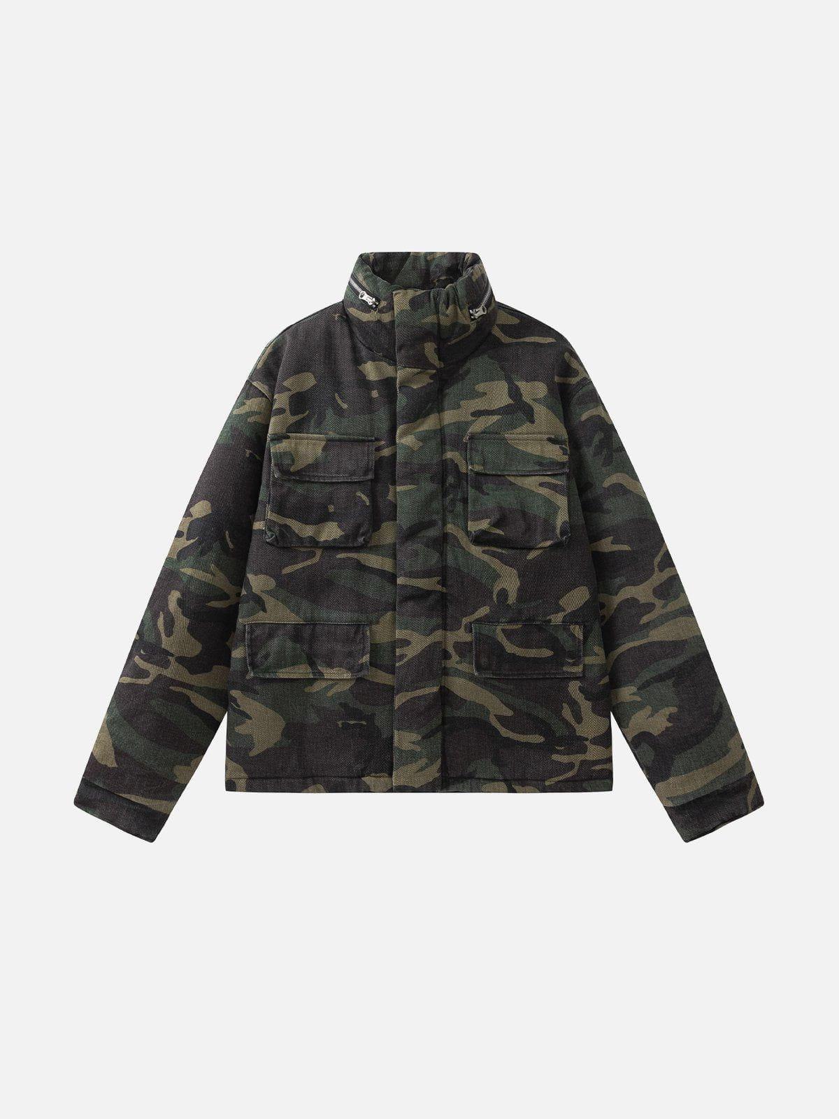 Aelfric Eden Camouflage Washed Coat Product Image