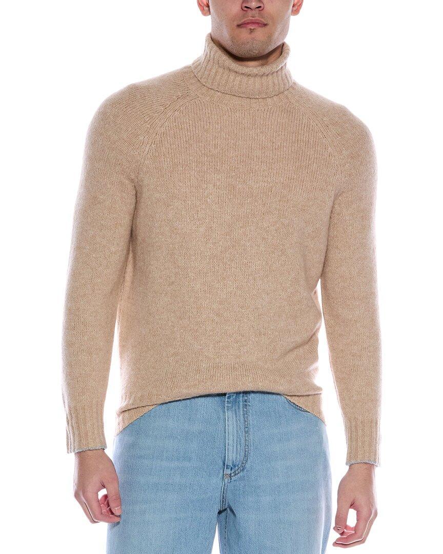 BRUNELLO CUCINELLI Alpaca & Wool-blend Turtleneck Sweater In Beige Product Image