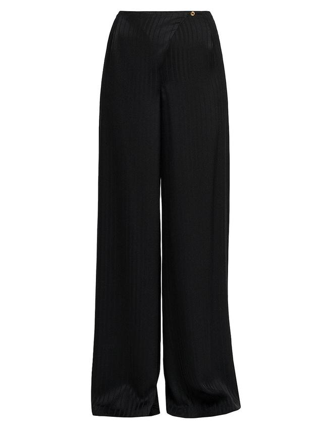 Womens Dresden Wide-Leg Silk Pants Product Image