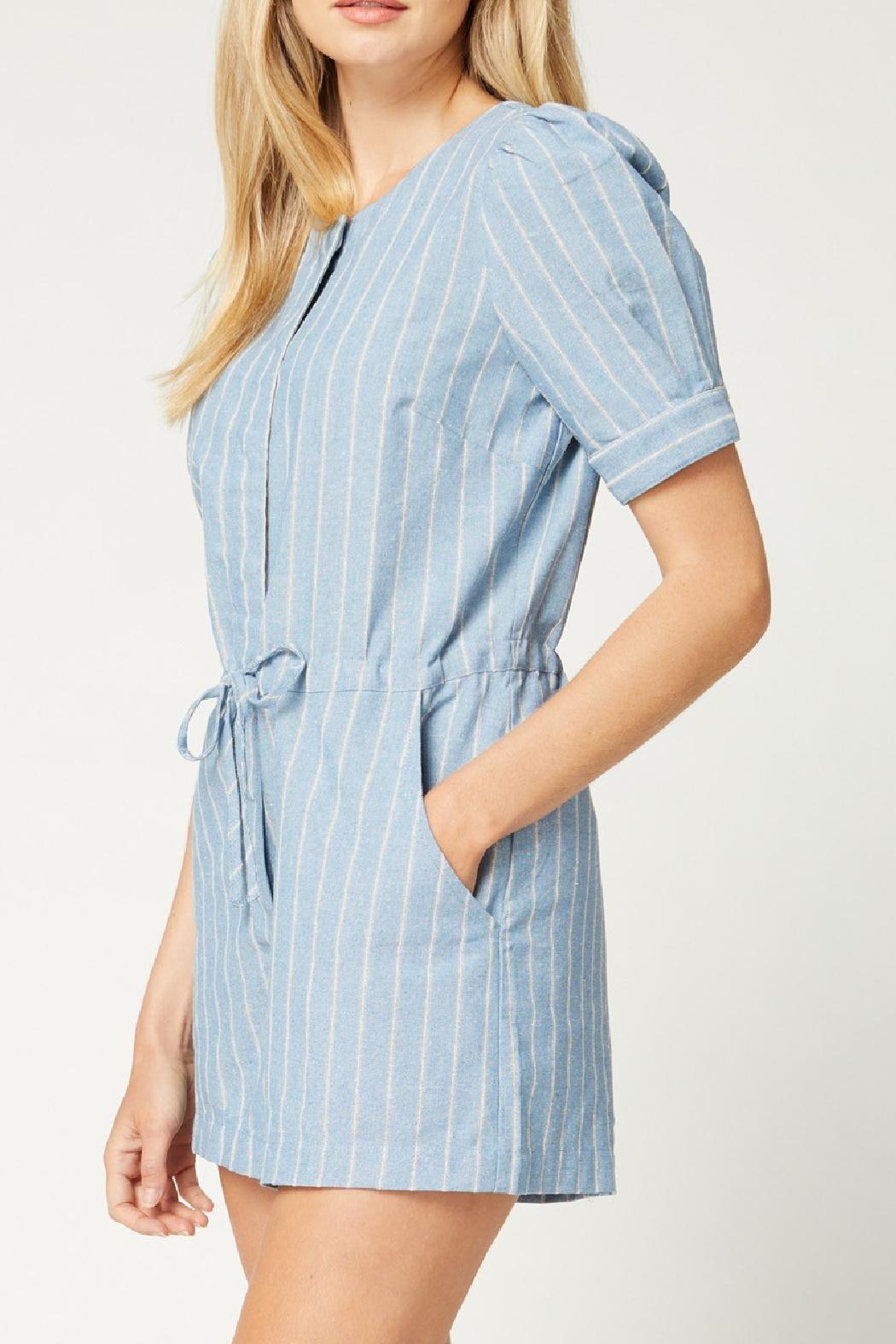 Linen Blend Romper Product Image