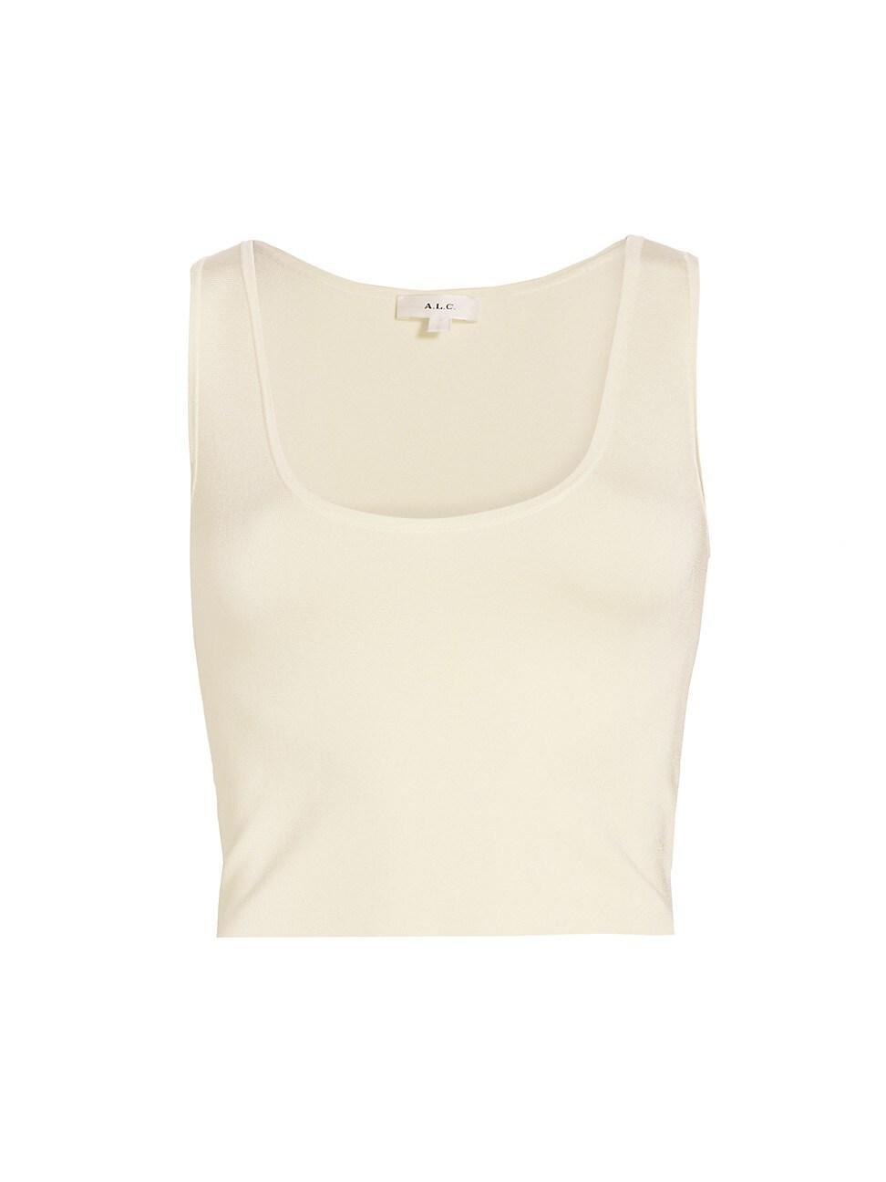 Womens Cleo Knit Crop Tank Product Image