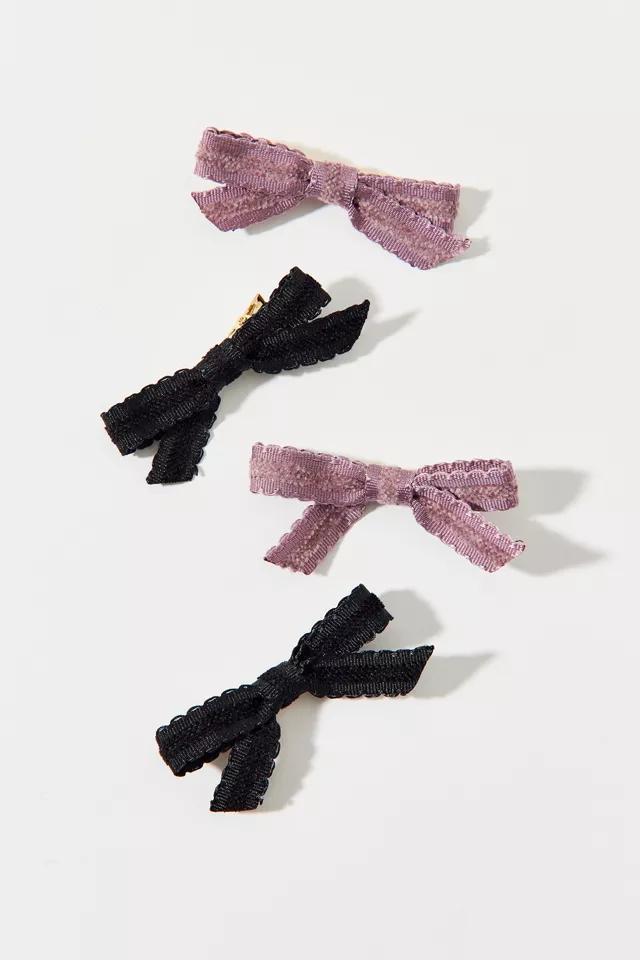 Mini Hair Bow Clip Set Product Image