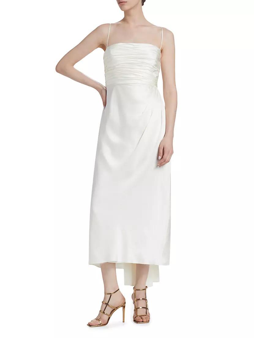 Sydney Silk Midi-Dress Product Image