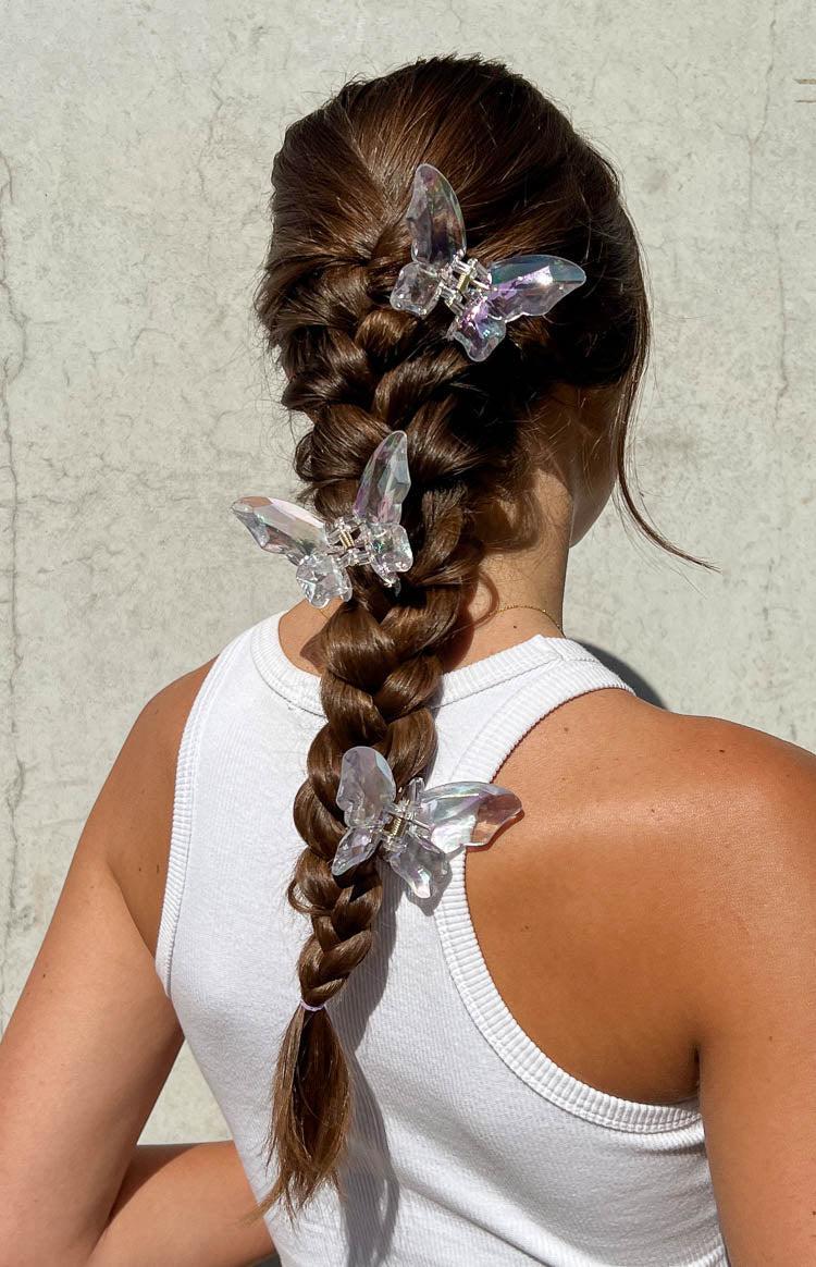 Butterfly Iridescent Claw Clip Product Image