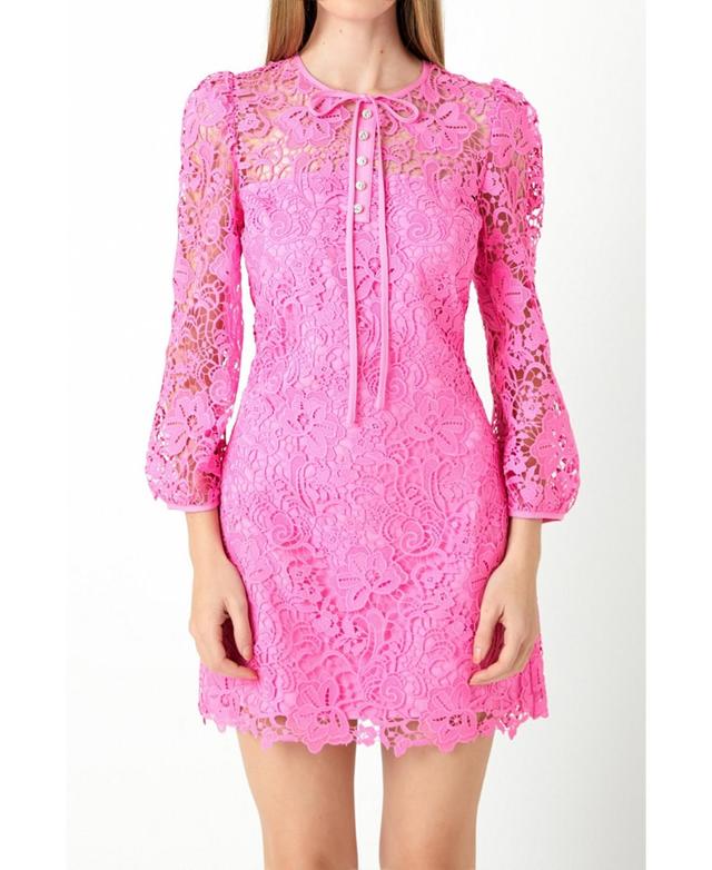 Women's Lace Mini Dress Product Image