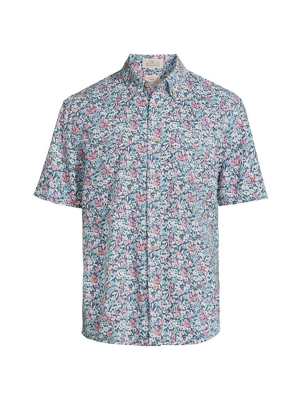 Mens Breeze Floral Button-Down Shirt Product Image