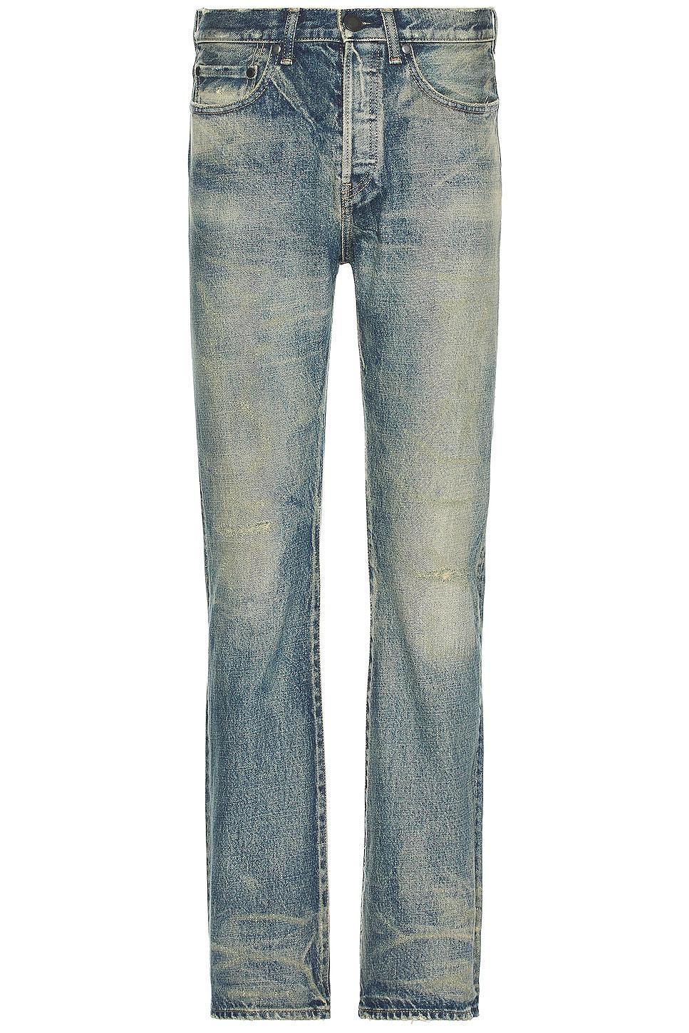 JOHN ELLIOTT Caribou Bootcut Hornet in Blue. Size 30, 32, 36. Product Image