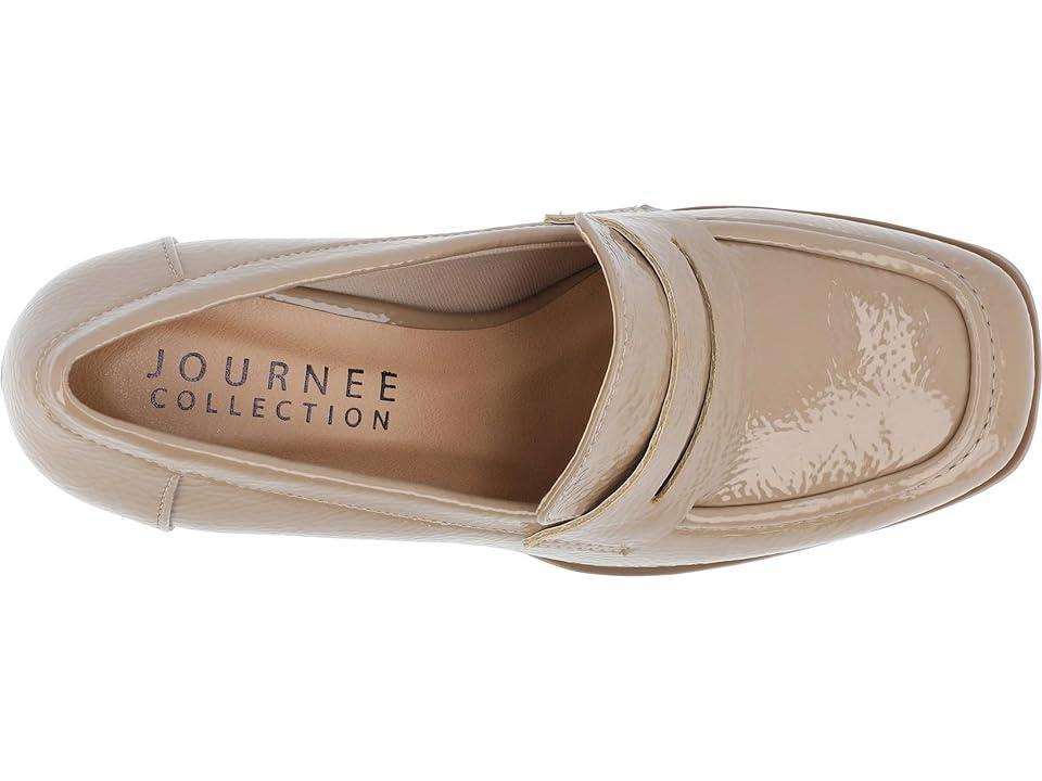 Journee Collection Womens Malleah Stacked Heel Pumps Product Image