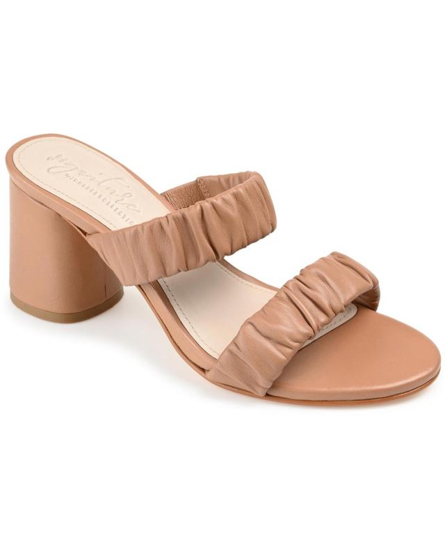 Journee Signature Vidda Tru Comfort Foam Womens Leather Dress Sandals Product Image