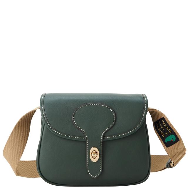 Dooney & Bourke Womens Penrose 2 Saddle 22 Leather Crossbody Bag in Sage Product Image