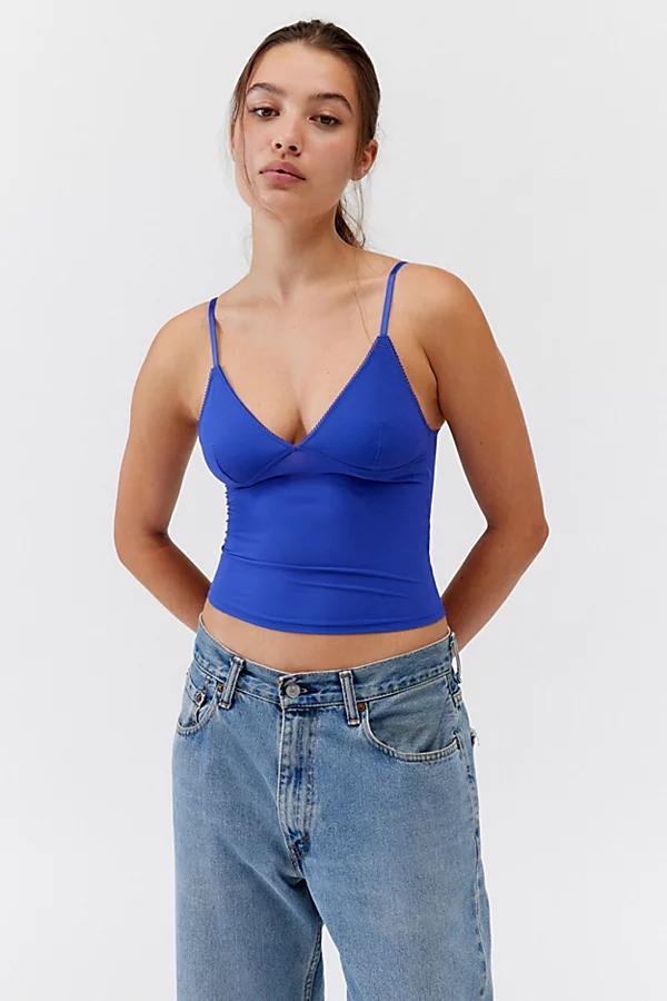 Out From Under Je Taime Mesh Cropped Cami Womens at Urban Outfitters Product Image