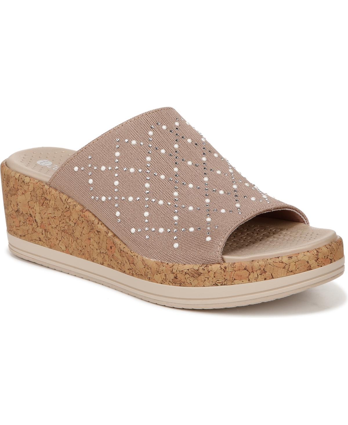 Bzees Royal Wedge Sandals Shimmer) Women's Sandals Product Image