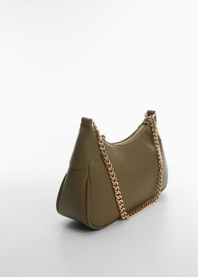 MANGO - Crossbody bag with chain - One size - Women Product Image