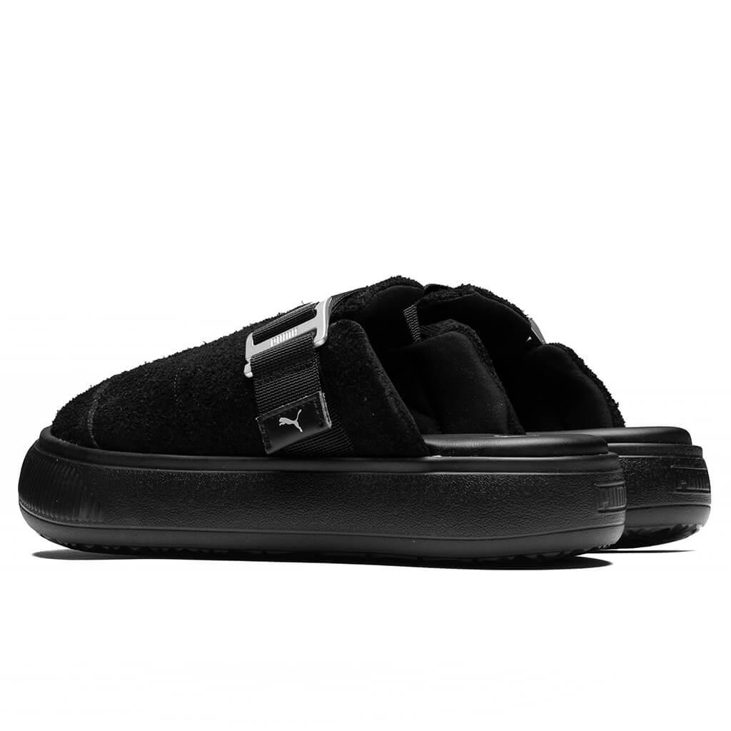 Women's Suede Mayu Mule - Black Female Product Image