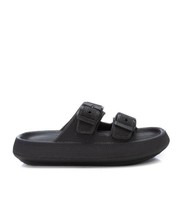 Xti Womens Rubber Flat Sandals Black Product Image