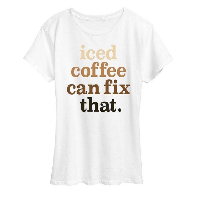 Womens Iced Coffee Can FiGraphic Tee That Graphic Tee, Girls Product Image