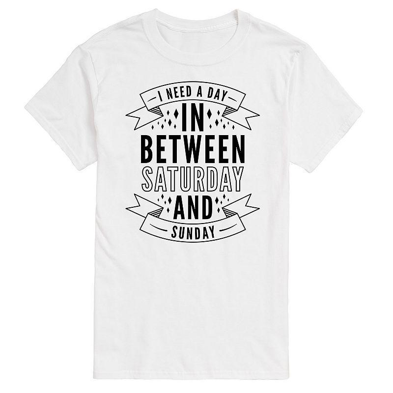 Big & Tall Day In Between Saturday and Sunday Graphic Tee, Mens Product Image