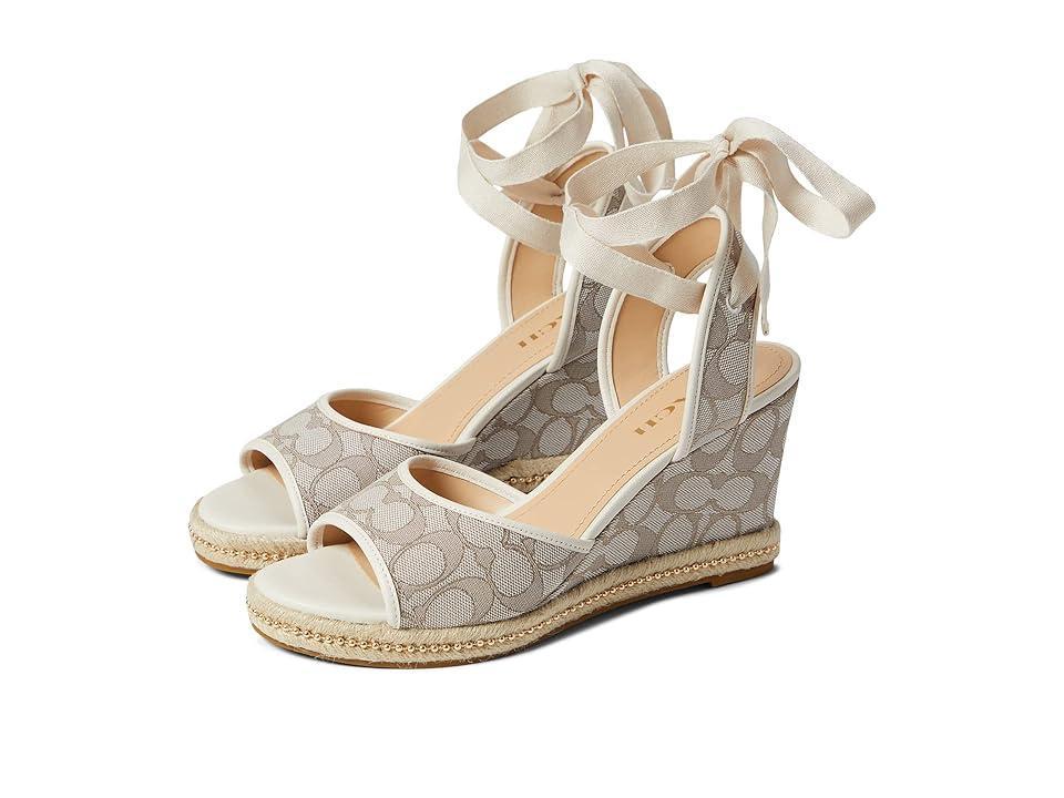 COACH Page Jacquard Wedge Women's Shoes Product Image