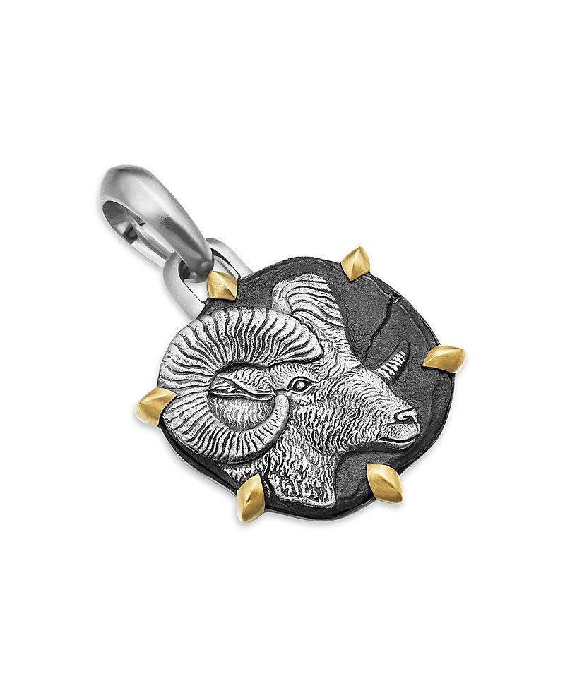 David Yurman Sterling Silver & 18K Yellow Gold Zodiac Sagittarius Amulet Enhancer Product Image