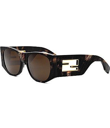 Fendi Baguette Oval Sunglasses, 54mm Product Image