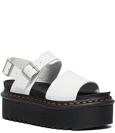 Dr. Martens Womens Voss Quad Buckle Detail Platform Dad Sandals Product Image