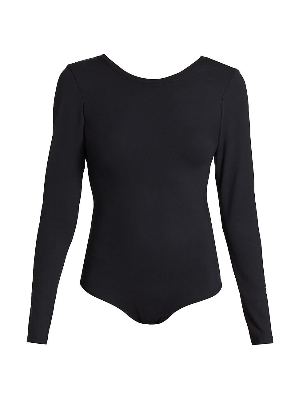 Womens Long Sleeve Scoop Bodysuit Product Image