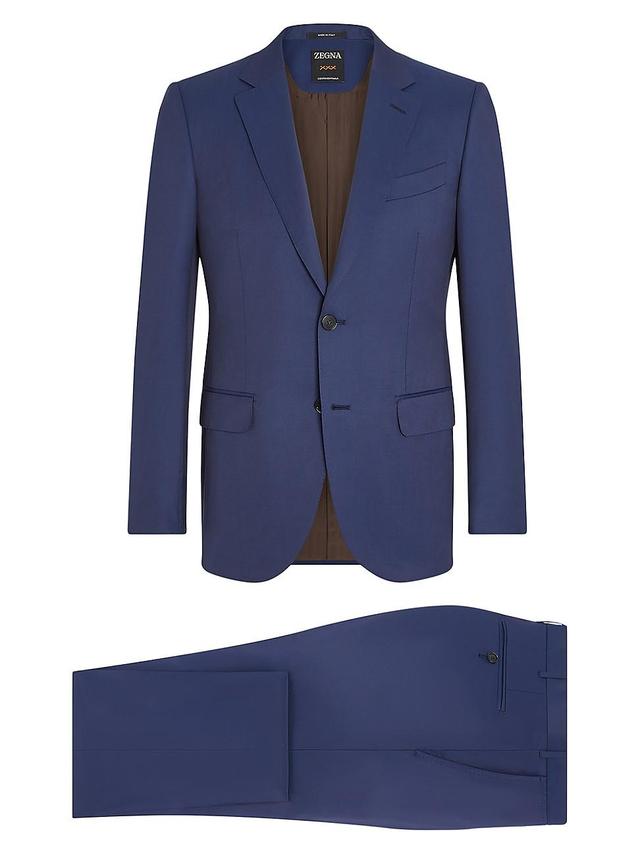 Mens Centoventimila Wool Suit Product Image