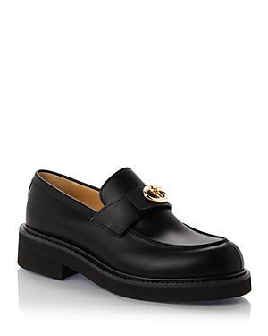 Valentino Garavani Womens Block Heel Loafers Product Image