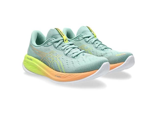 ASICS Women's GEL-Cumulus 26 Paris (Light Celadon/Safety Yellow) Women's Running Shoes Product Image