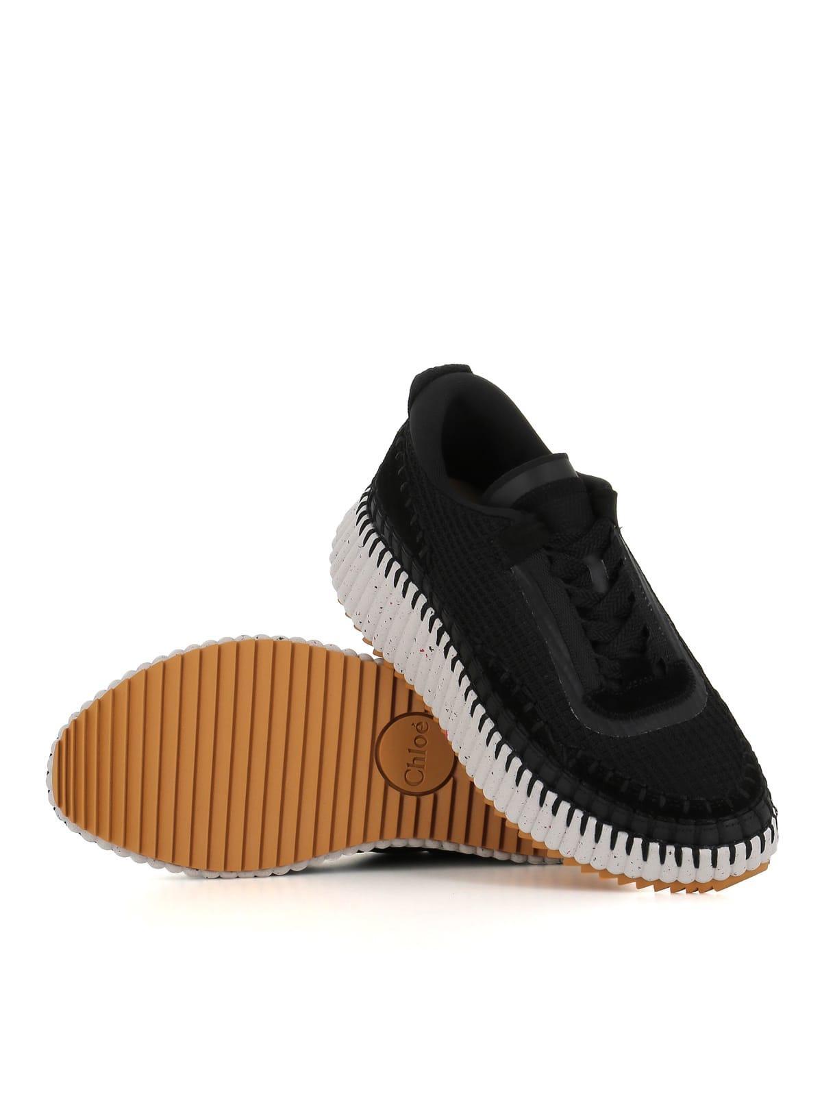 CHLOÉ Nama Woman Sneakers In Black Product Image