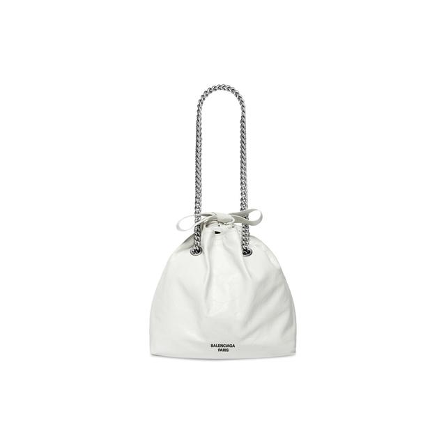 Women's Crush Small Tote Bag in Optic White Product Image