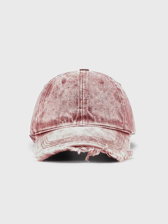 Fringe Washed Denim Cap Product Image