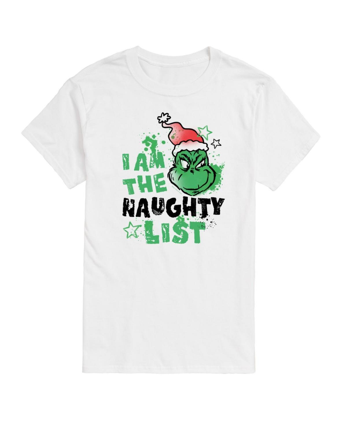 Big & Tall Dr. Seuss The Grinch Face Graphic Tee, Mens Product Image