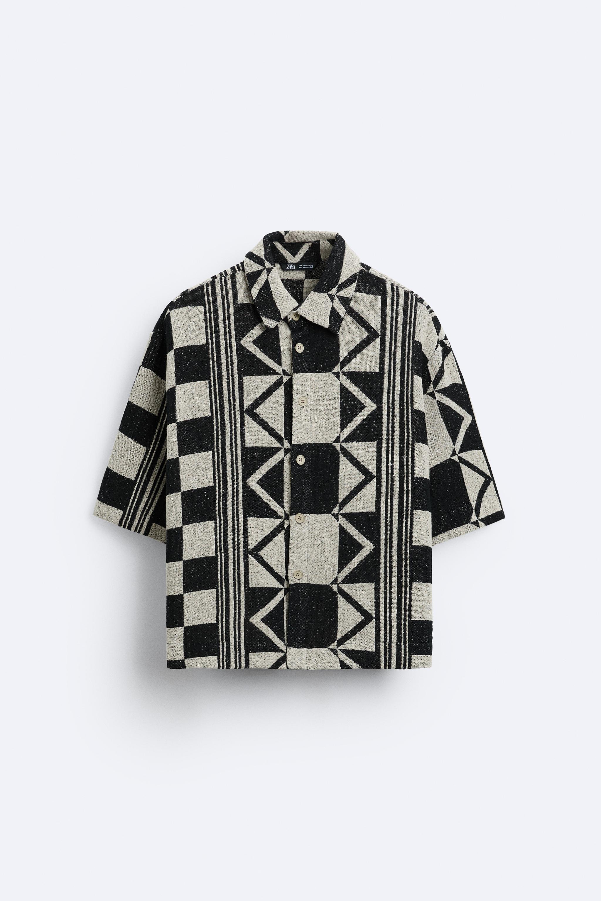 GEOMETRIC JACQUARD SHIRT Product Image