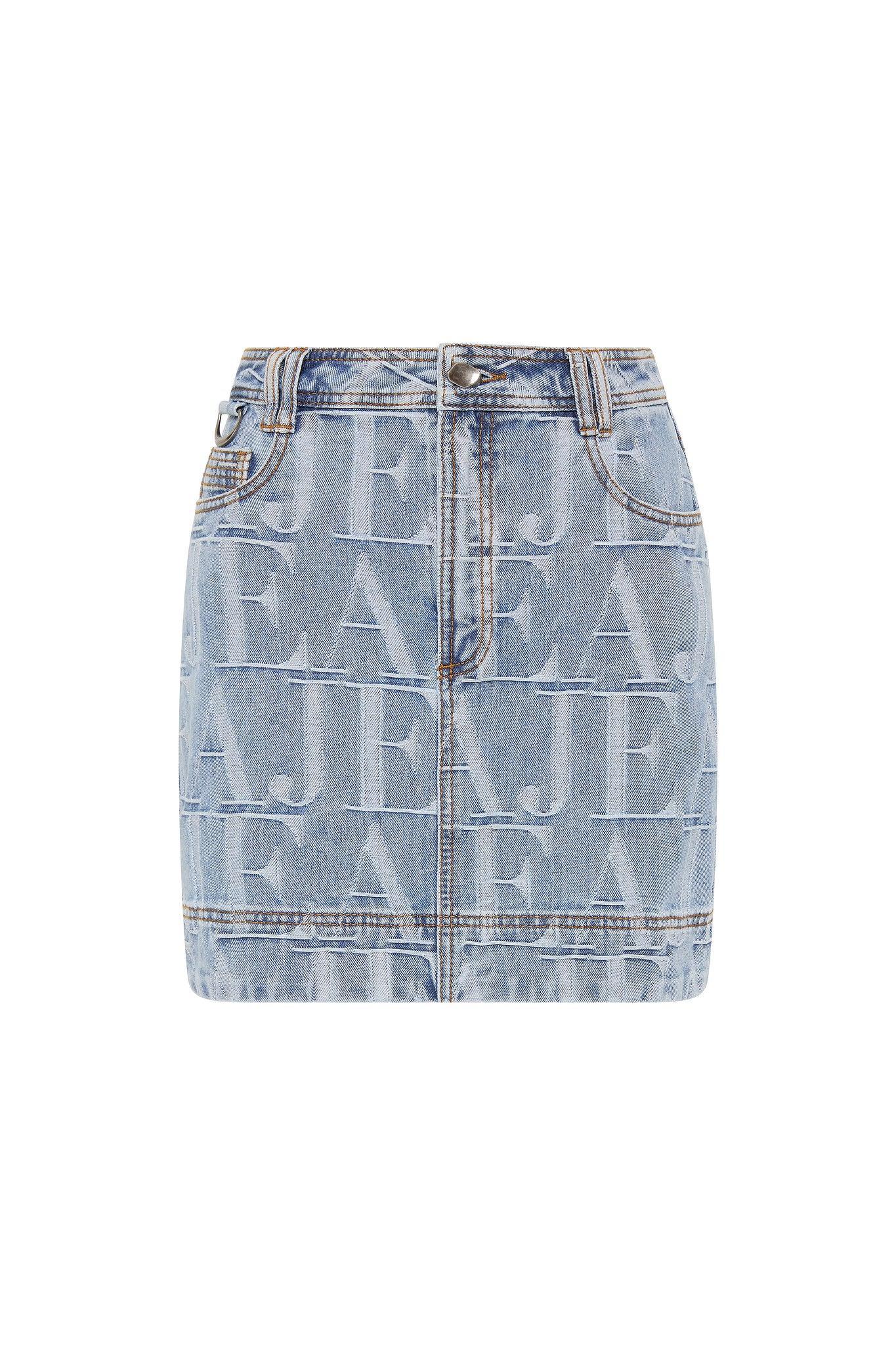 Nostalgia Denim Mini Skirt Product Image