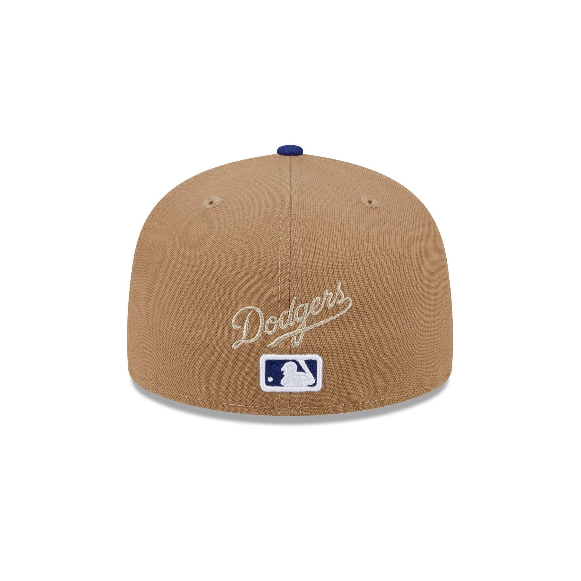 Los Angeles Dodgers Classic 8-Bit Wordmark 59FIFTY Fitted Hat Male Product Image