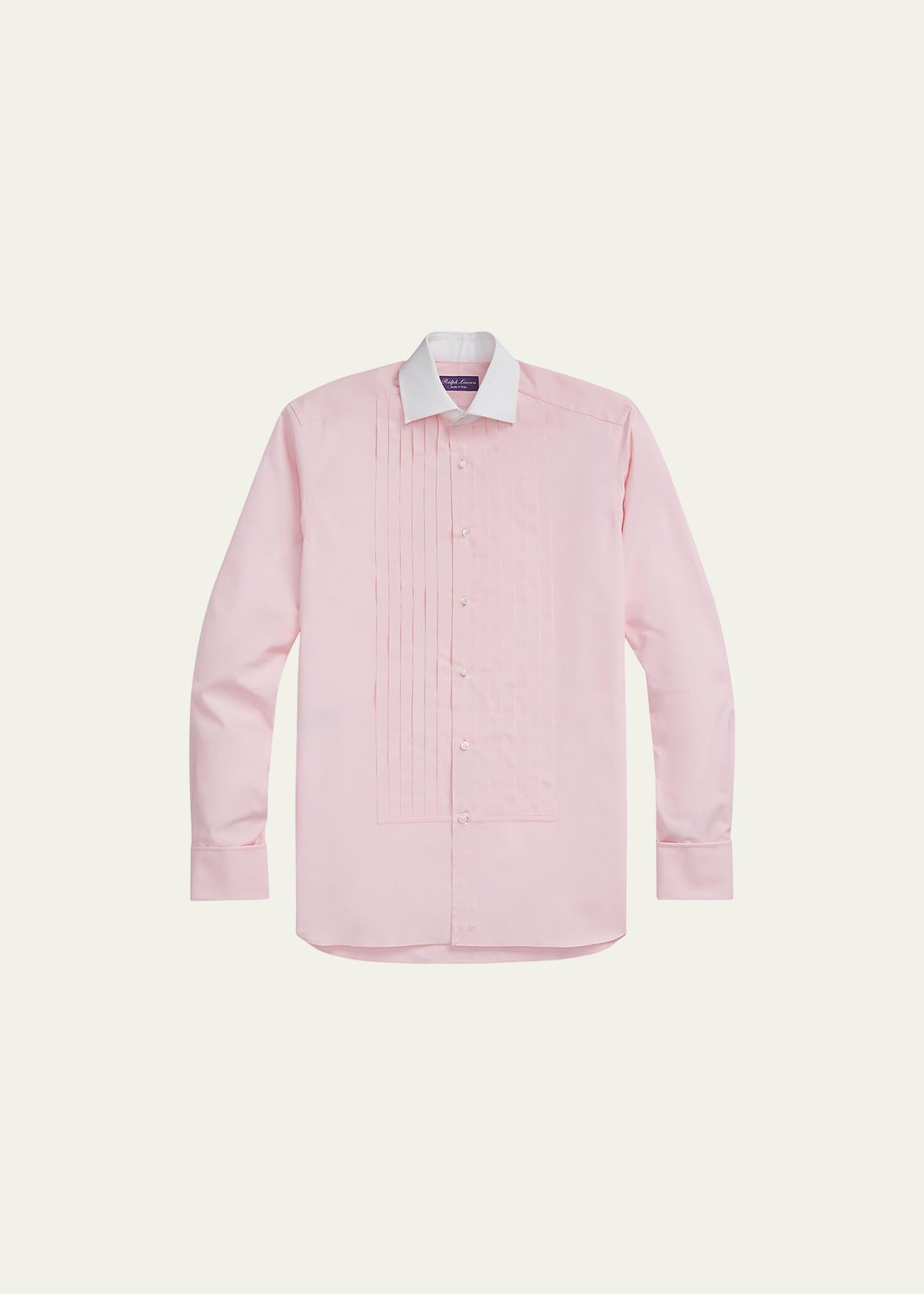 Mens End On End Cotton Long-Sleeve Shirt Product Image