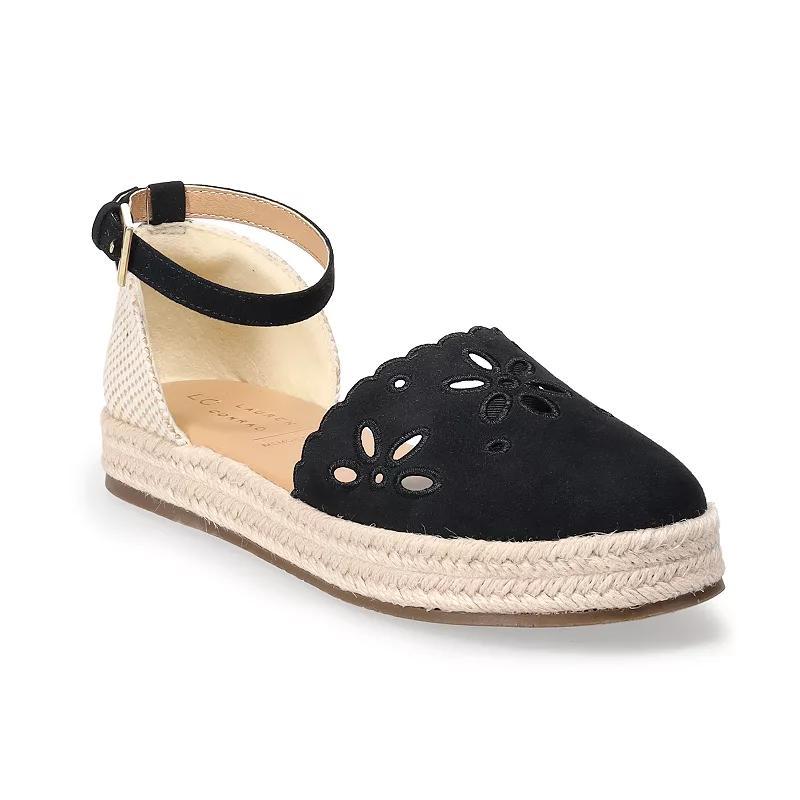 LC Lauren Conrad Cintaly Womens Espadrille Flatform Sandals Product Image