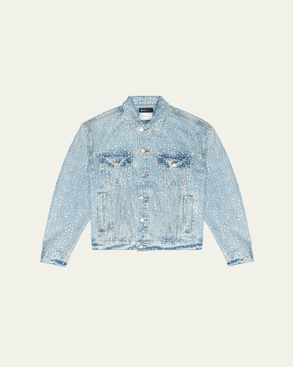 Mens Crystal Galore Trucker Jacket Product Image