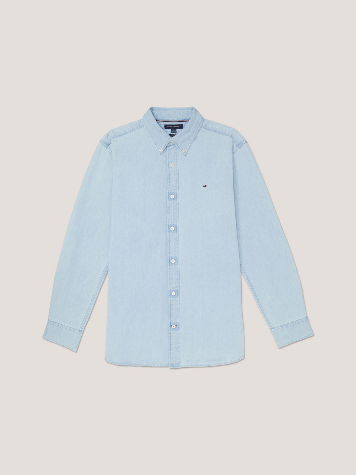 Tommy Hilfiger Men's Regular Fit Denim Shirt Product Image