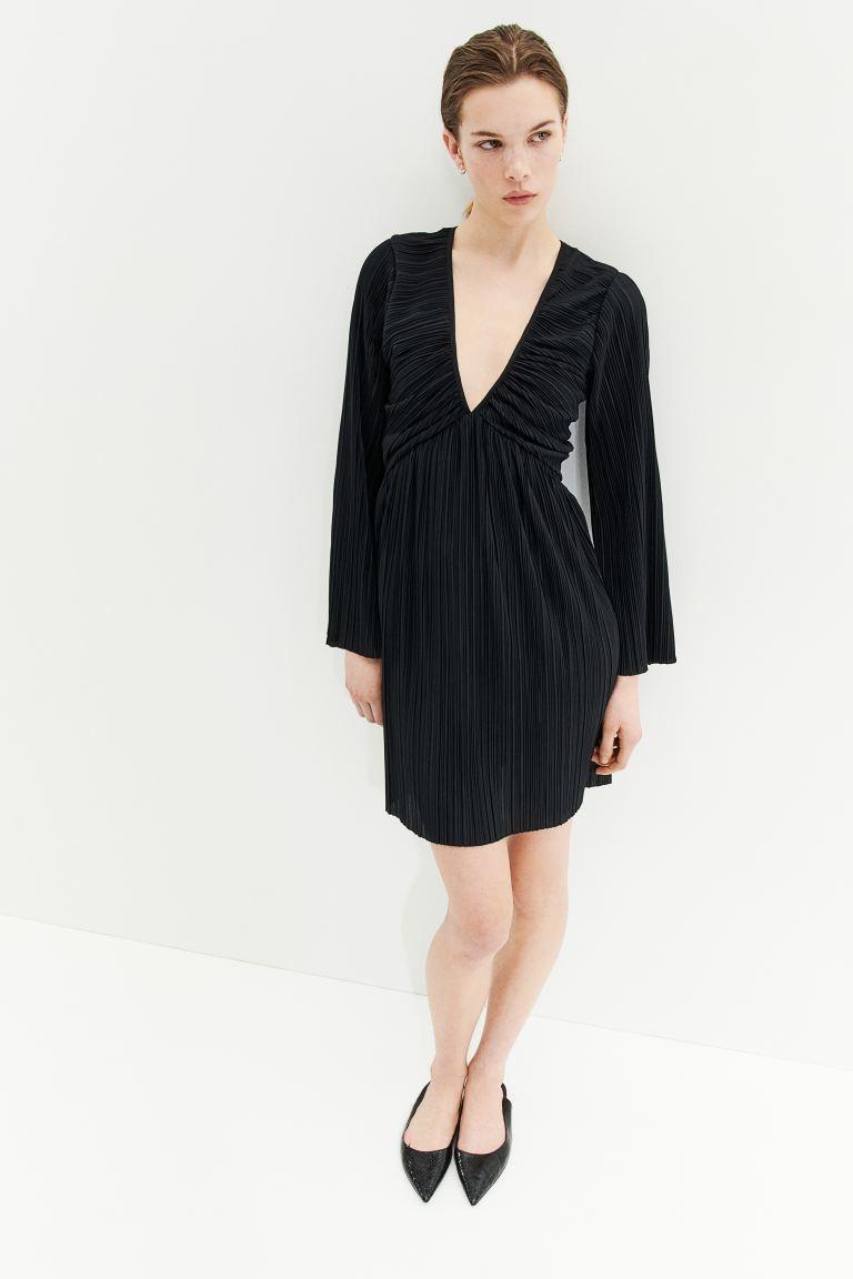 Pleated Jersey Dress Product Image