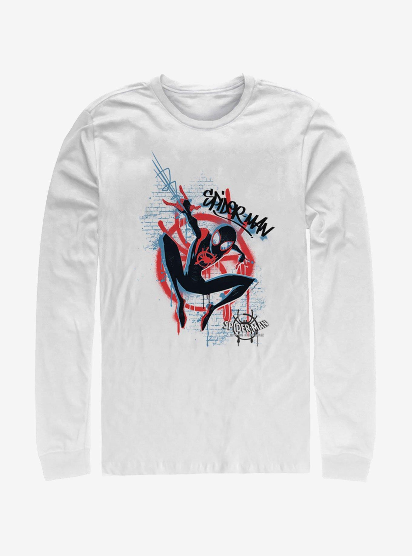 Marvel Spider-Man Graffiti Spider Long-Sleeve T-Shirt Product Image