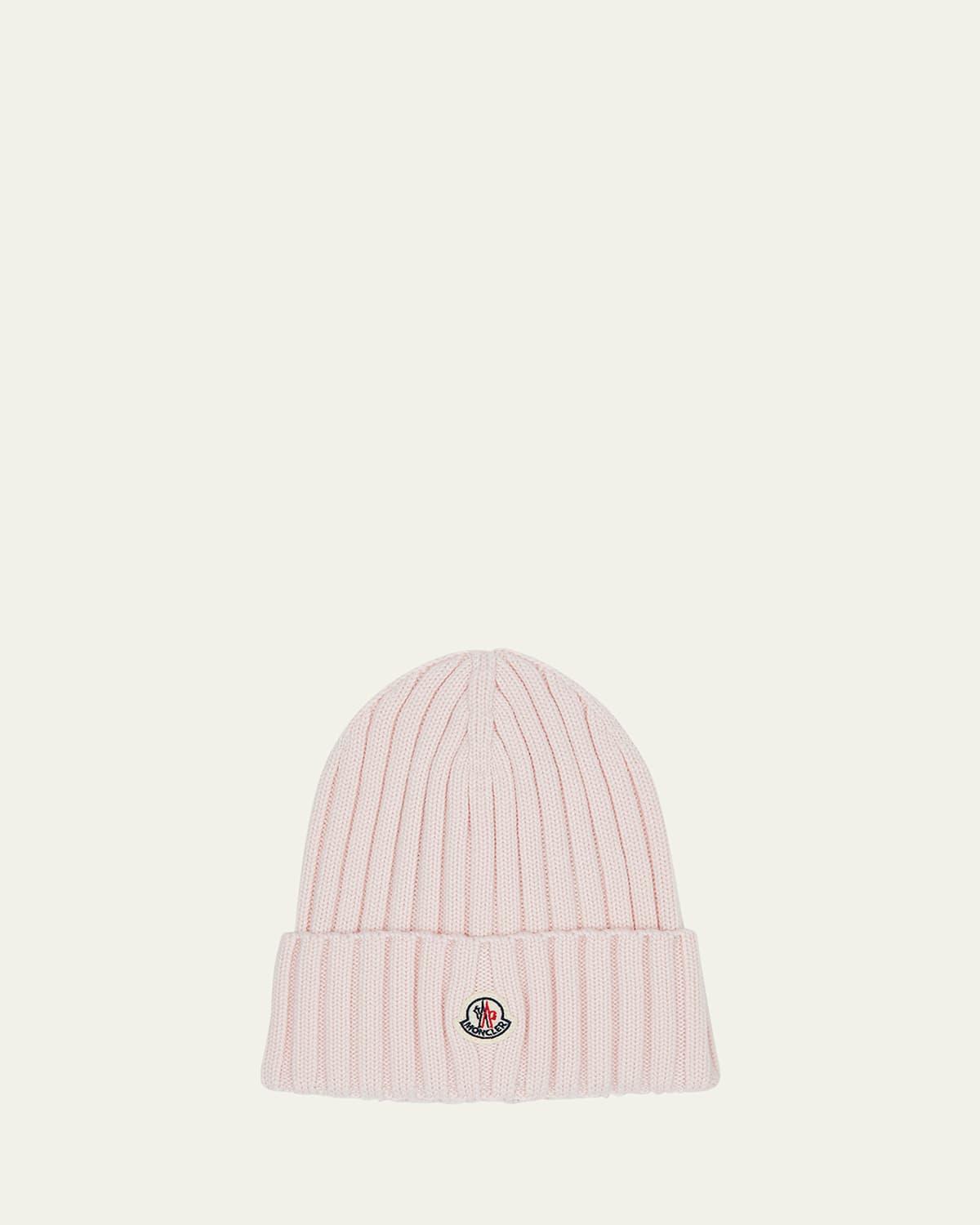 Ribbed Wool Beanie w/ Logo Product Image