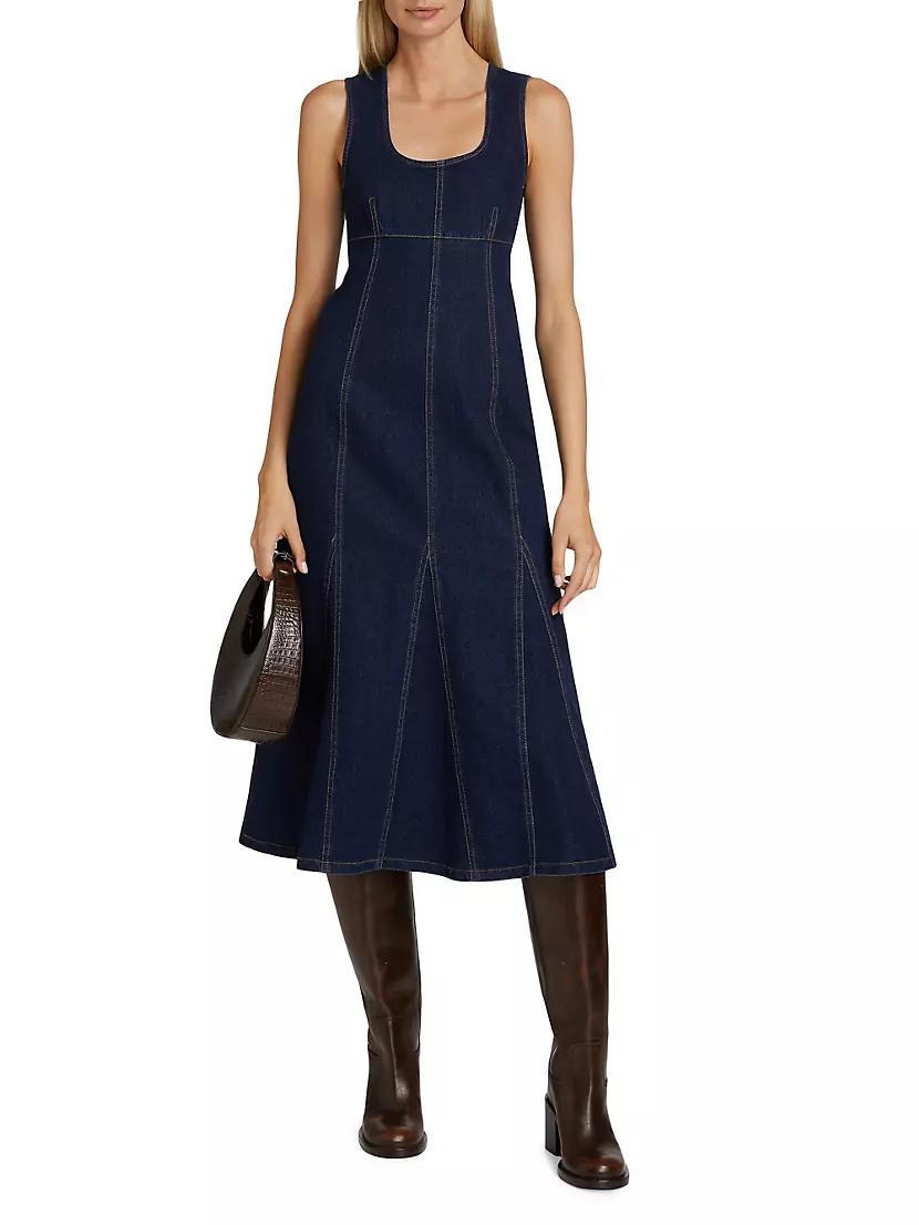 Minna Denim Midi-Dress Product Image