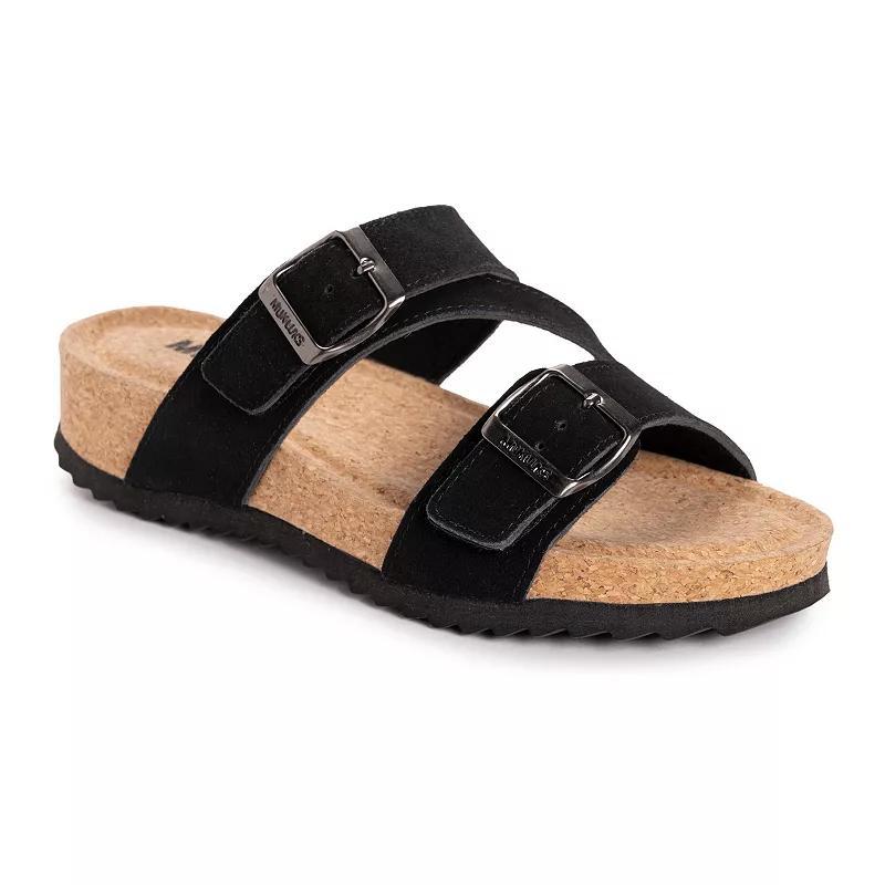 MUK LUKS Poppy Womens Suede Slide Sandals product image