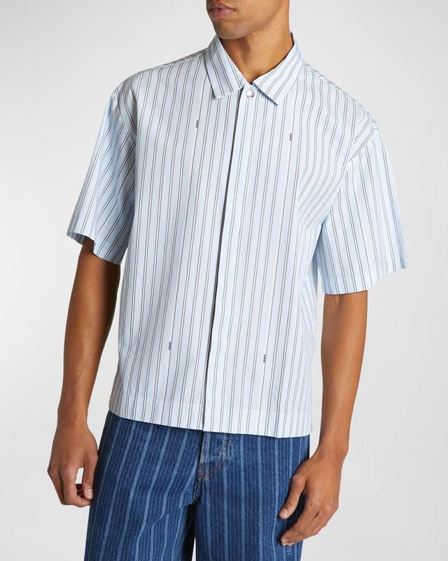 Mens Signature Striped Sport Shirt Product Image