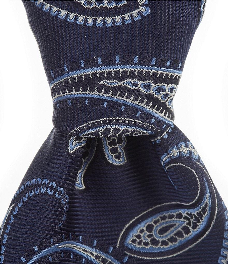 Cremieux Paisley Pattern 3 1/3#double; Silk Tie Product Image