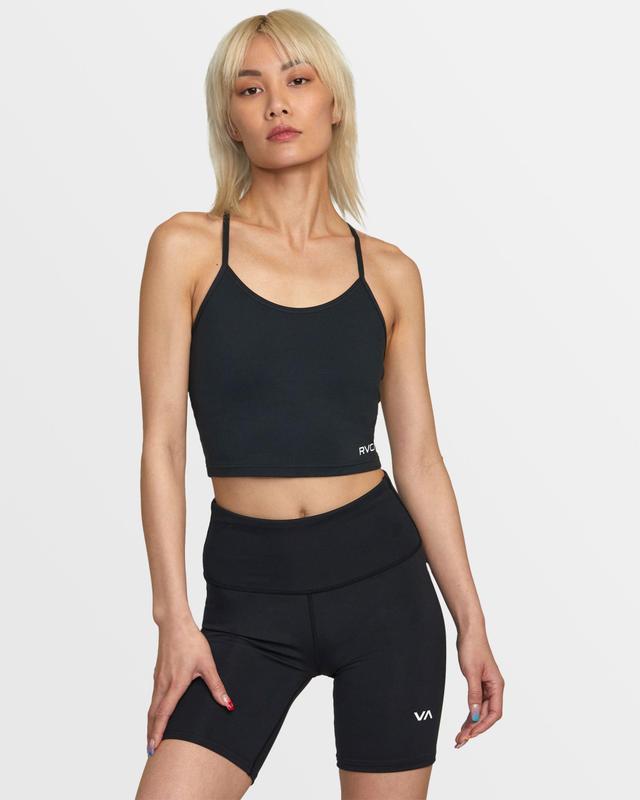 Base Tank Sports Bra - Black Product Image