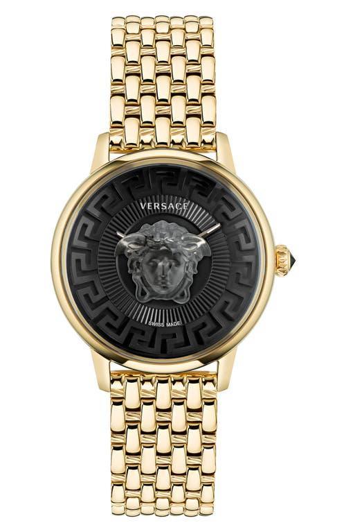 Versace Womens Swiss Medusa Alchemy Gold Ion Plated Bracelet Watch 38mm Product Image