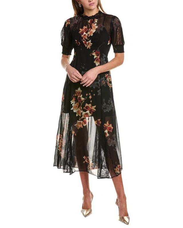 Laverna Stargazer Midi Dress In Black Product Image